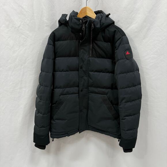 Pajar Black Mens Locarno Lightweight Puffer Duck Down 550 Fill Power Medium NWOT - Picture 2 of 8